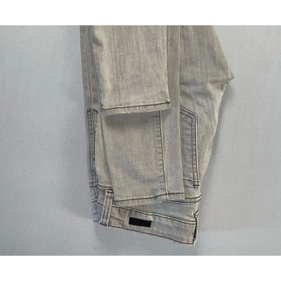 KUT From The Kloth Mia Toothpick Skinny Stretch Jeans. Light Gray, Size 2. GUC! - Picture 5 of 9